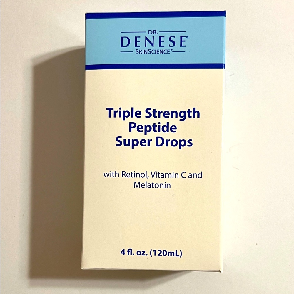 Dr. Denese. Mega Size Triple Strength Peptide Super Drops. 4oz/120ml